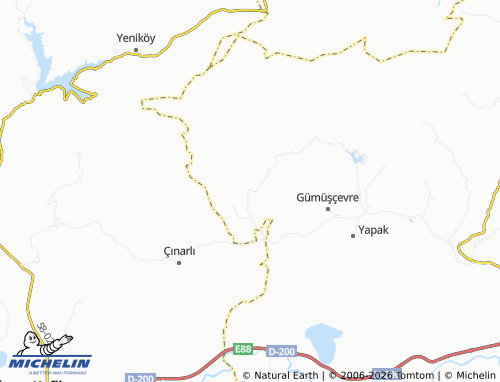 Mappa MICHELIN Akören - ViaMichelin