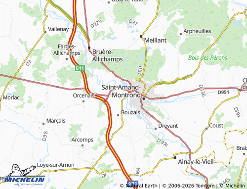 MICHELIN Orval map - ViaMichelin