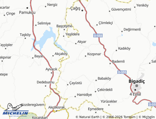 Mappa MICHELIN Elyapan - ViaMichelin