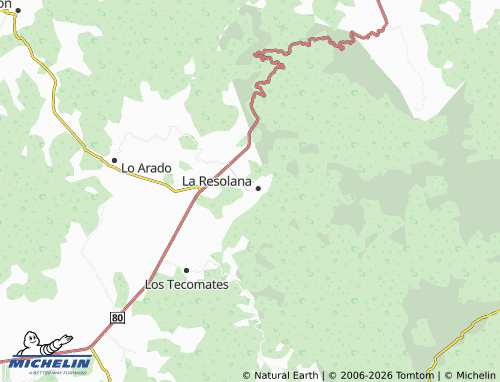 MICHELIN Casimiro Castillo map - ViaMichelin