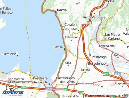 Mappa MICHELIN Lazise - ViaMichelin
