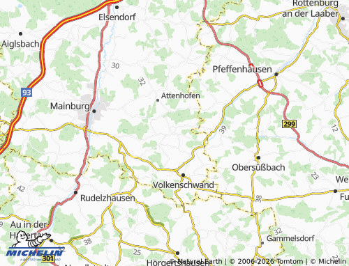 MICHELIN Leibersdorf map - ViaMichelin