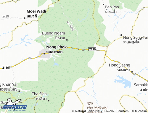 MICHELIN Khok Sawang map - ViaMichelin