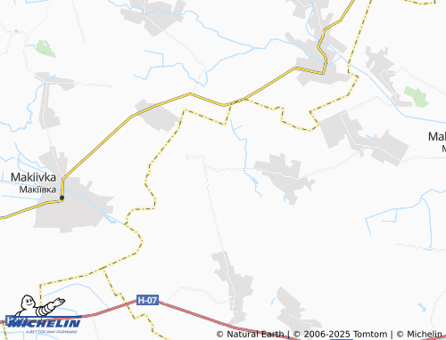 MICHELIN Bazhanivka map - ViaMichelin
