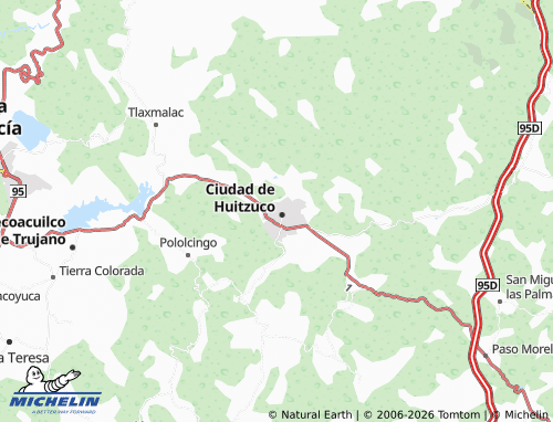MICHELIN Del Tepeyac map - ViaMichelin