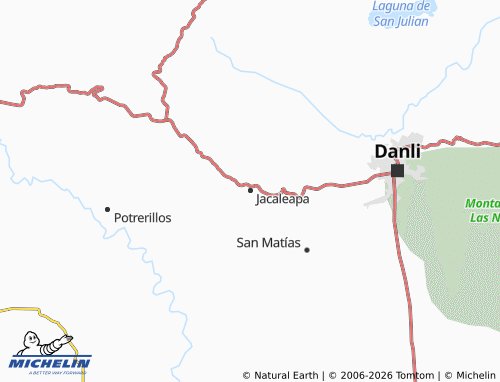Mappa MICHELIN Jacaleapa - ViaMichelin