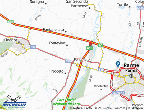 MICHELIN Torchio map - ViaMichelin