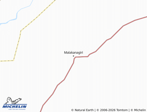 MICHELIN Malakanagiri map - ViaMichelin