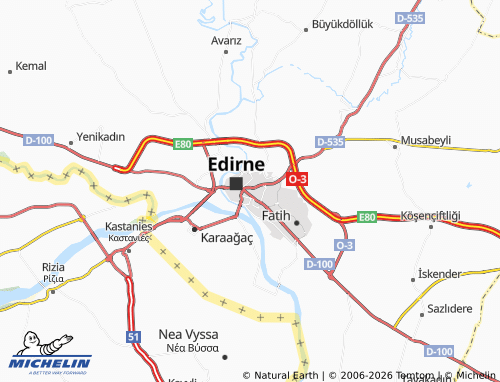 MICHELIN Sarıcapaşa map - ViaMichelin