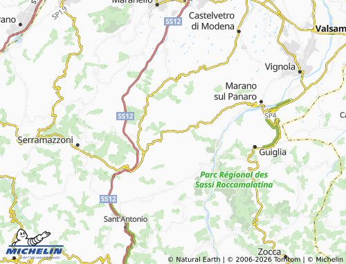 Mappa MICHELIN Spino - ViaMichelin