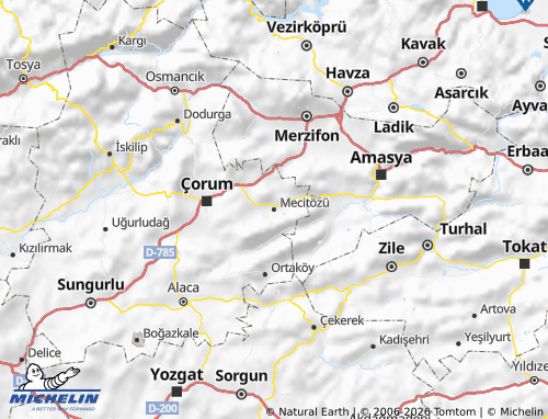 Mappa MICHELIN Mecitözü - ViaMichelin