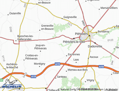 MICHELIN Montvilliers map - ViaMichelin