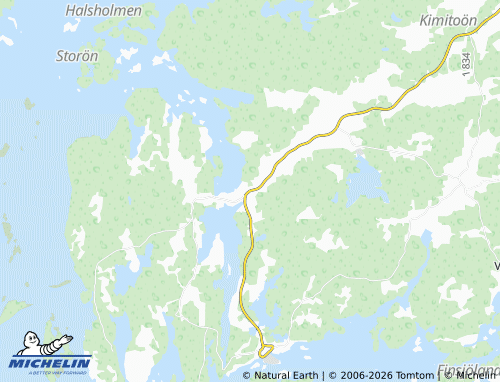 MICHELIN-Landkarte Kulla - ViaMichelin