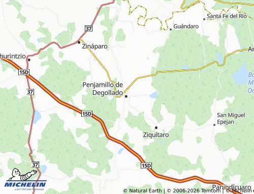 Mapa MICHELIN Centro - ViaMichelin