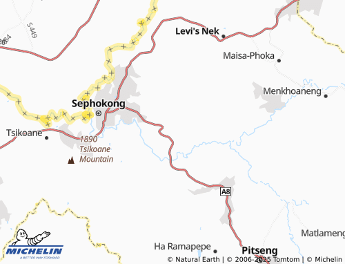 MICHELIN Borantisi map - ViaMichelin