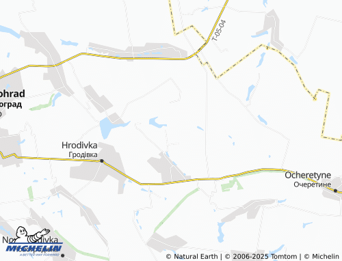 MICHELIN-Landkarte Svyrydonivka - ViaMichelin