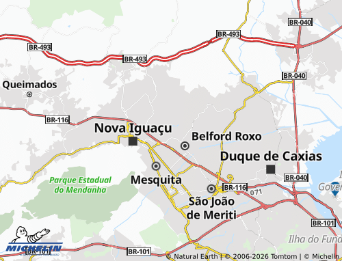 Mapa MICHELIN Andrade Araújo - ViaMichelin