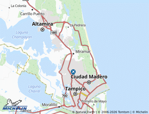 MICHELIN Serapio Venegas map - ViaMichelin