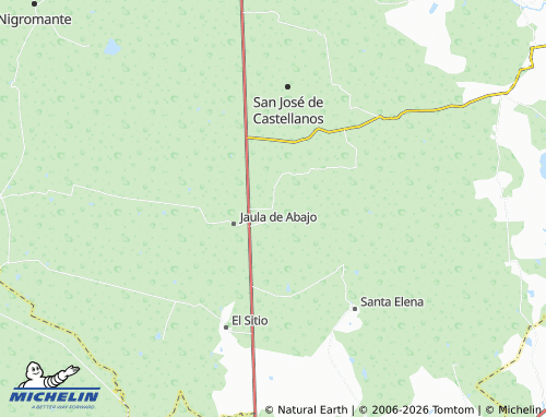 MICHELIN Jaula de Arriba map - ViaMichelin