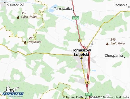 Carte MICHELIN Rogóźno-Kolonia - ViaMichelin