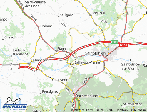 MICHELIN Mons map - ViaMichelin