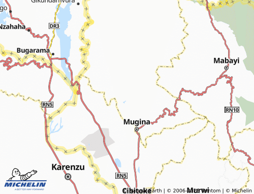 Mappa MICHELIN Nyeshenza - ViaMichelin