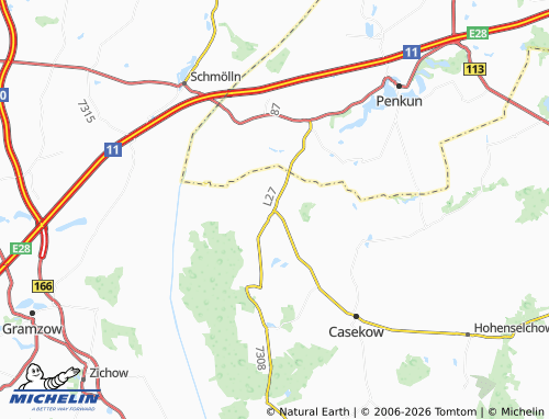 MICHELIN Wartin map - ViaMichelin