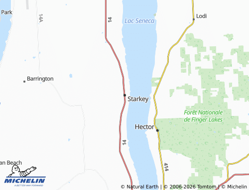 Mapa MICHELIN Starkey - ViaMichelin