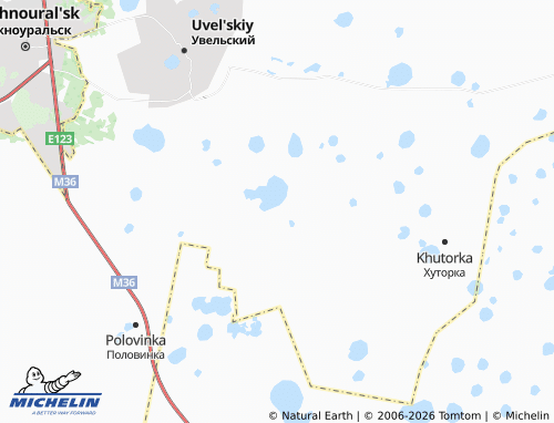 MICHELIN-Landkarte Peschanoye - ViaMichelin