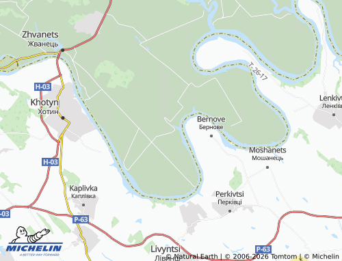 MICHELIN Malynivtsi map - ViaMichelin
