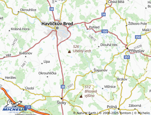 Kaart MICHELIN Vysoká - ViaMichelin