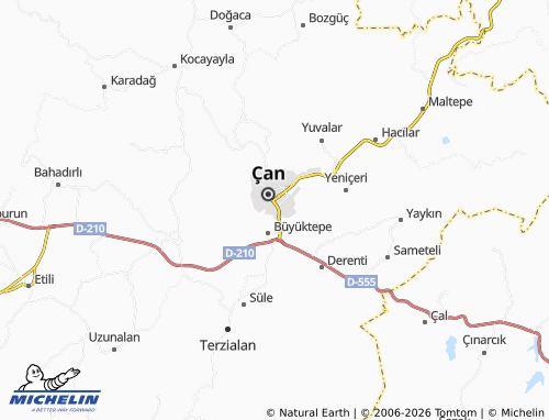 Mappa MICHELIN Seramik - ViaMichelin