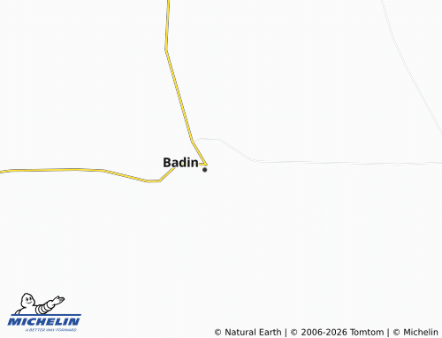 MICHELIN-Landkarte Badin Brigade Headquaters - ViaMichelin