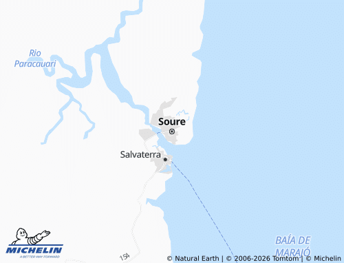 MICHELIN Soure map - ViaMichelin
