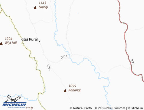 MICHELIN Kavisuni map - ViaMichelin