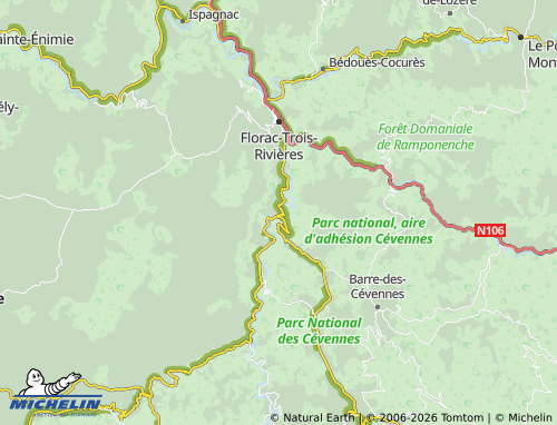 Mapa MICHELIN Mazel - ViaMichelin