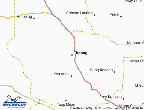 Mappa MICHELIN Thpong - ViaMichelin
