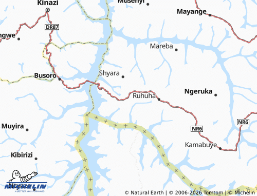 Mappa MICHELIN Nyarugenge - ViaMichelin