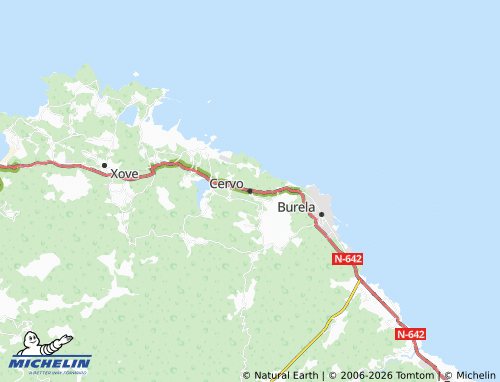 MICHELIN Cervo map - ViaMichelin