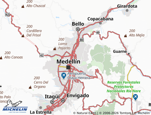 Carte MICHELIN Jardín Botánico - ViaMichelin