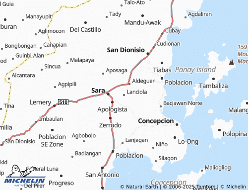 MICHELIN Lanciola map - ViaMichelin