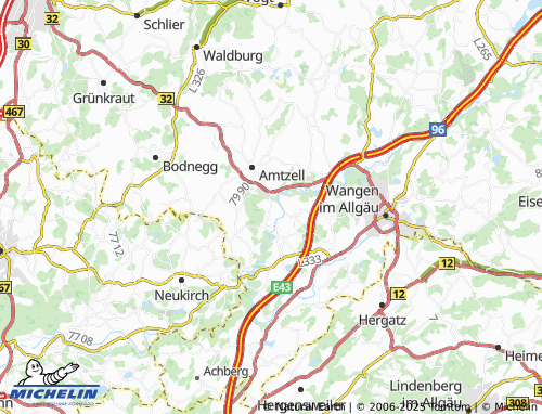 MICHELIN-Landkarte Schauwies - ViaMichelin