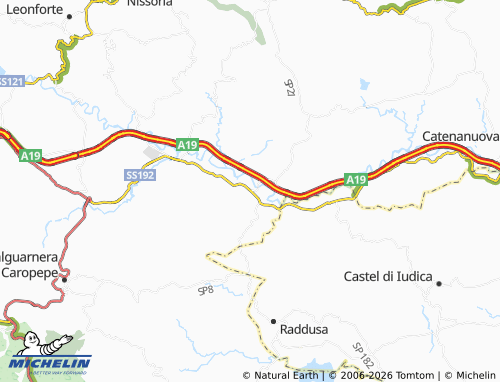 MICHELIN Cuticchi map - ViaMichelin