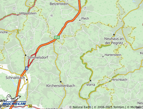 MICHELIN-Landkarte Kreppling - ViaMichelin