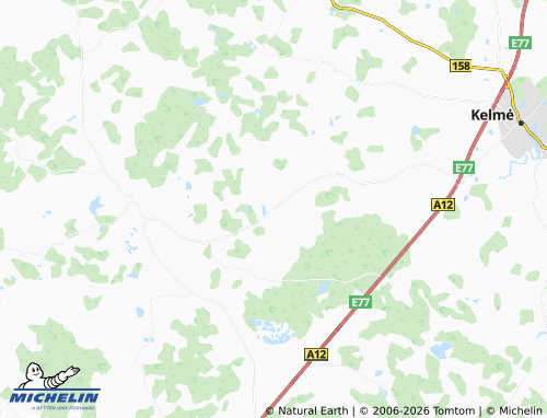 MICHELIN Butkiškė map - ViaMichelin