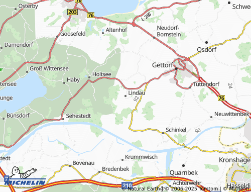 Kaart MICHELIN Lindau - ViaMichelin