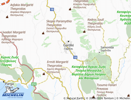 Mappa MICHELIN Mandrotopos - ViaMichelin
