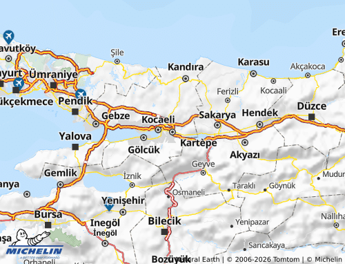 Mapa MICHELIN Kartepe - ViaMichelin