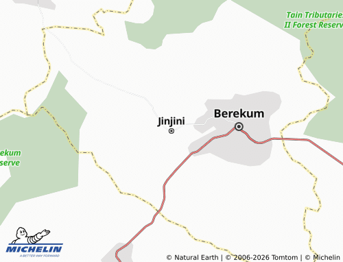 Mapa MICHELIN Jinjini - ViaMichelin