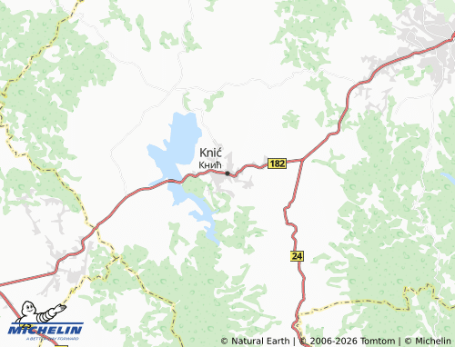 Kaart MICHELIN Knić - ViaMichelin